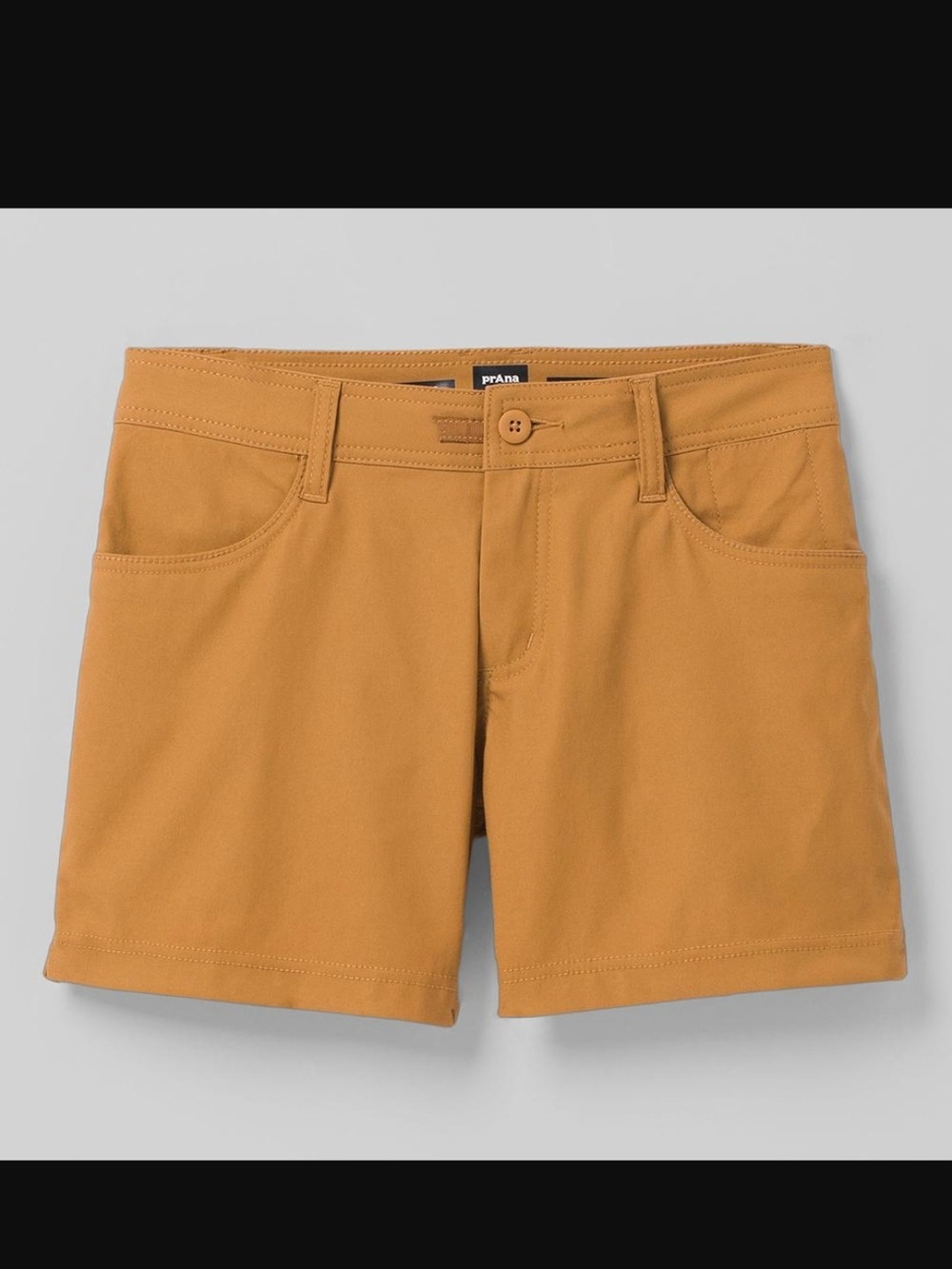 Prana Halle Short PlUs II Stretch Bermuda Shorts in Earthbound